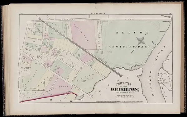 Atlas of Suffolk, county, vol. 7th, late town of Brighton, now ward 19 of Boston, Massachusetts : from actual survey & official records