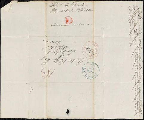 Thomas E. Perley to George Coffin, 25 February 1840