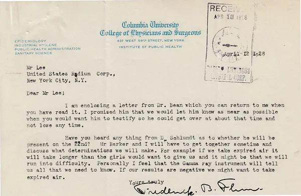 Letters Received to Mr. Lee [C.B. Lee], April 12, 1928