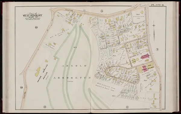 Atlas of the city of Boston, West Roxbury, Mass., volume six : from actual surveys and official plans