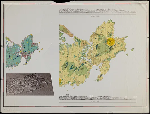 Land use, land cover, and elevation of Gloucester and Rockport, Massachusetts