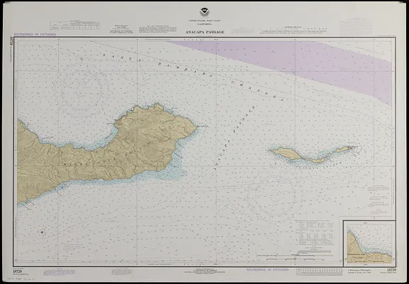 United States--west coast, California, Anacapa Passage