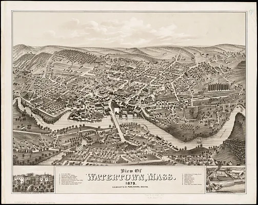 View of Watertown, Mass