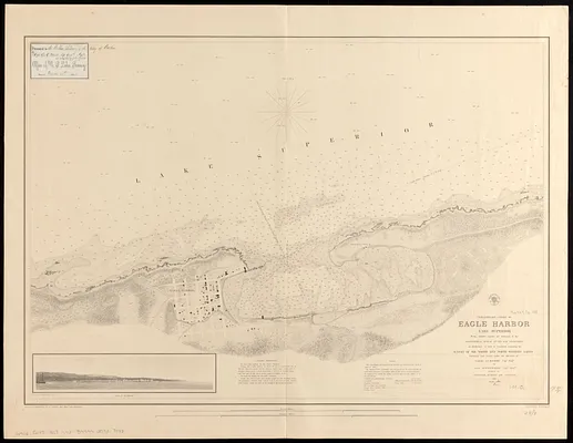 Preliminary chart of Eagle Harbor, Lake Superior