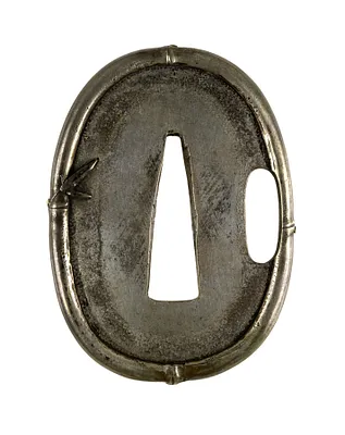 Tsuba with Bamboo
