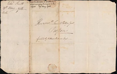 Edward Smith to Samuel Phillips, 29 May 1786