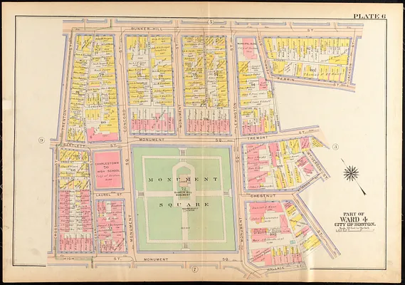 Atlas of the city of Boston, Charlestown and East Boston