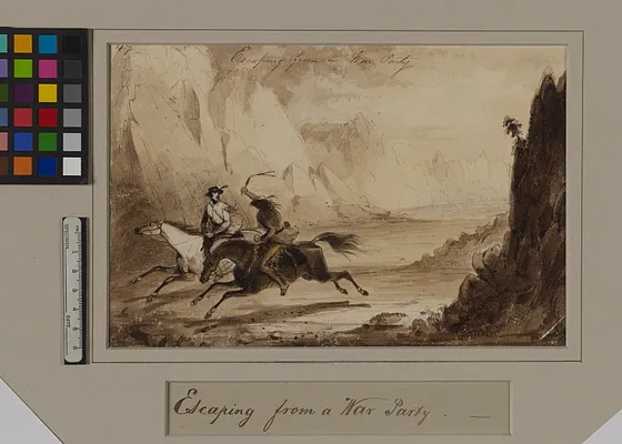 Escaping from a War Party