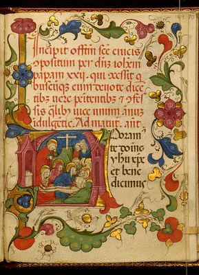 Leaf from Barbavara Book of Hours