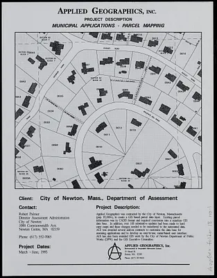 Newton, Mass. parcel mapping project