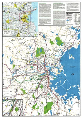 Massachusetts Bay Transportation Authority system map