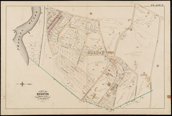 Atlas of the city of Boston : Charlestown and Brighton