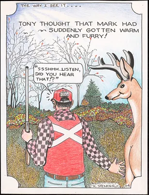 Tony thought that Mark had suddenly gotten warm and furry!