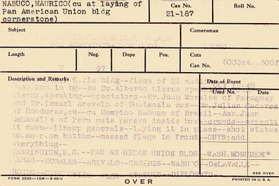 Personalities: Nabuco, Maurico – Niven, David