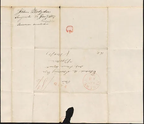 John Hodgdon to Edward Snelling, 23 January 1837