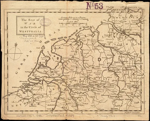 The seat of war in the circle of Westphalia