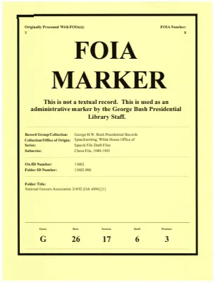 National Grocers Association 2/4/92 [OA 6096] [1]