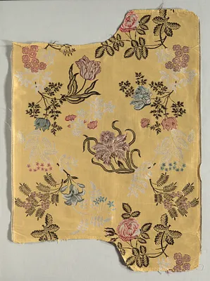 Strip of Brocaded Silk