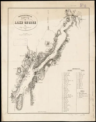 Topographical sketch of Lake George