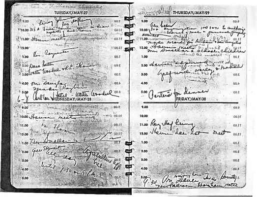 Lyndon Johnson's 1947 Desk Diary, beginning 5/27/1947