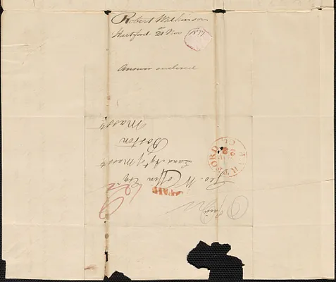 Robert Watkinson to George Coffin, 21 November 1837