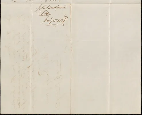 James C. Madigan to W. A. Harrington, 5 July 1859