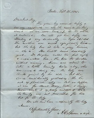 A.C. Spooner to Mary Spooner Sept. 25 1845
