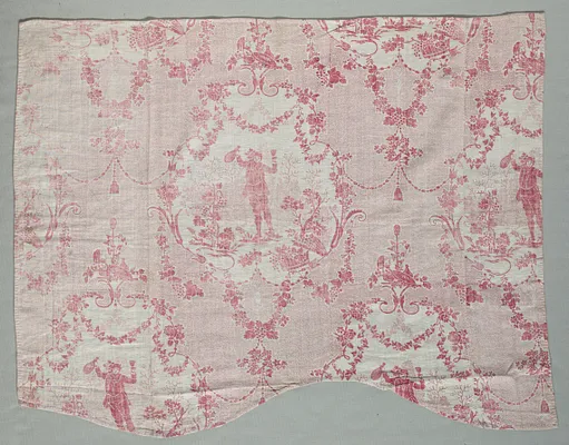Fragment of Woodblock Printed Cotton