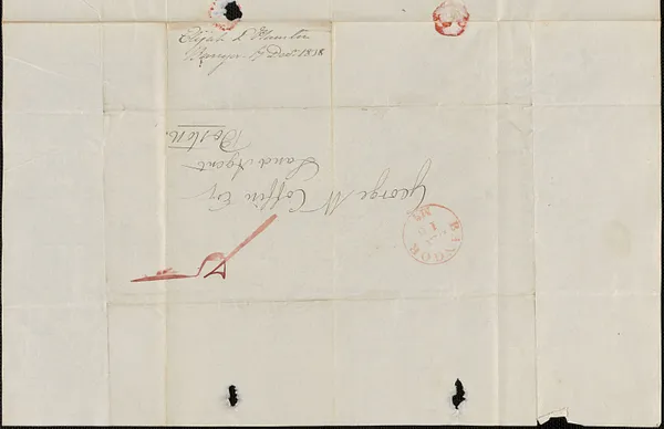 Elijah L. Hamlin to George Coffin, 17 December 1838