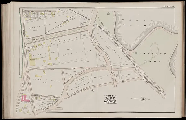 Atlas of the city of Cambridge, Massachusetts