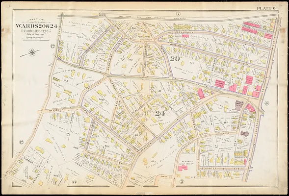 Atlas of the city of Boston : Dorchester, Mass.