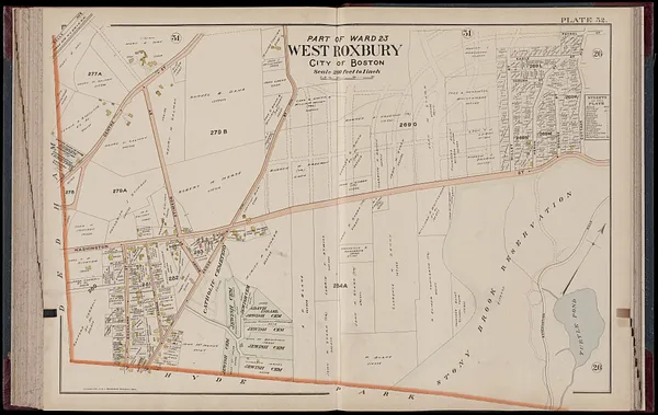 Atlas of Dorchester, West Roxbury and Brighton, city of Boston