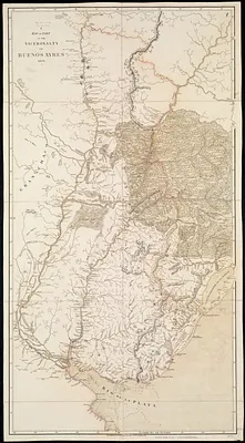 A map of part of the Viceroyalty of Buenos Ayres 1806