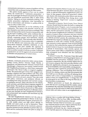 Community Prosecuting