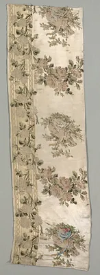 Length of Brocaded Satin