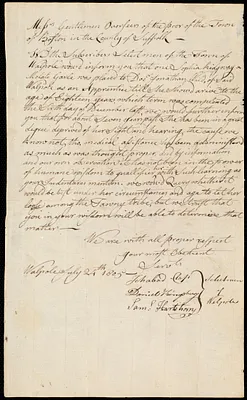 Sophia Ridgeway indentured to apprentice with Jonathan Wiles of Walpole, 26 December 1797