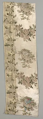 Length of Brocaded Satin
