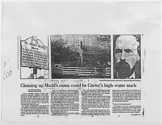 Cleaning Up Mudd's name could be Carter's high-water mark