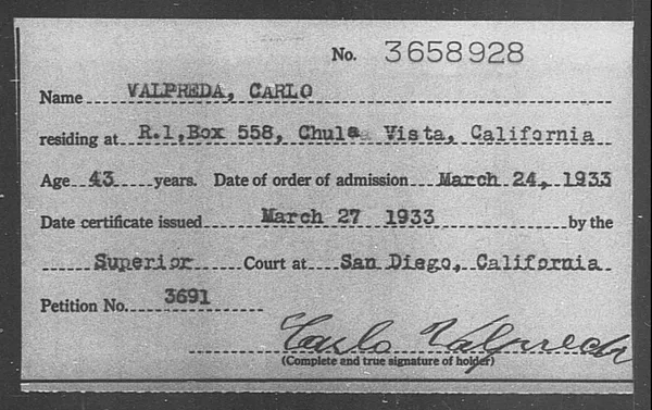 Valpreda, Carlo - 1933