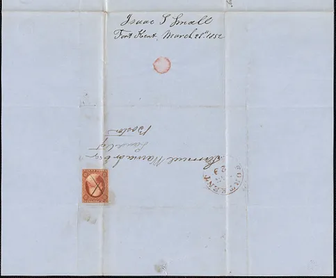 Isaac S. Small to Samuel Warner, 28 March 1852
