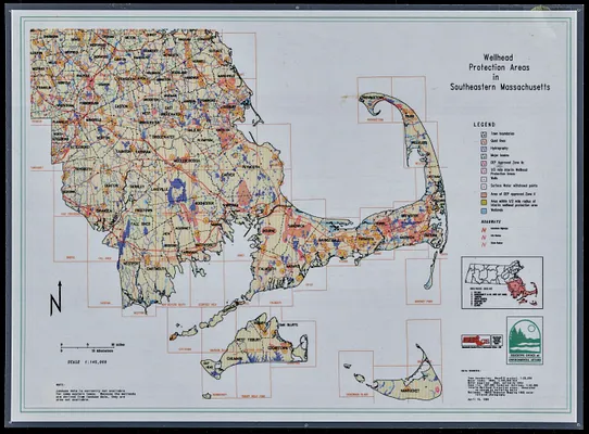 Wellhead protection areas in southeastern Massachusetts