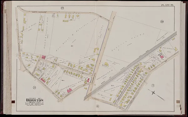 Atlas of the city of Boston, volume seven, Brighton, Mass.