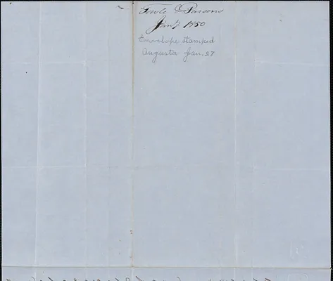 Towle and Parsons to George Coffin, 28 January 1850