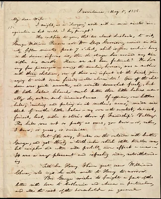 Letter from William Lloyd Garrison, Providence, [R.I.], to Helen Eliza Garrison, May 5, 1836