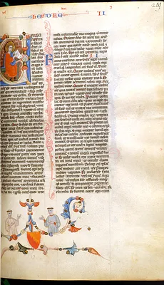 Leaf from Bentivoglio Bible