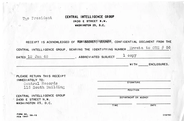Central Intelligence Agency, Office of Reports and Estimates Report, Number 50-48, Probably Argentine Policy Toward the United States to 1952 and Its Effects on United States Interests