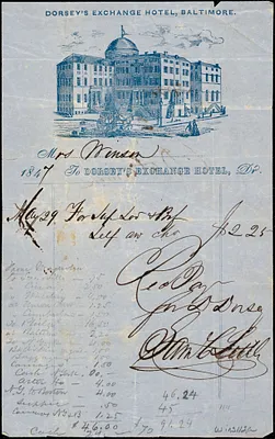 Miscellaneous household receipts