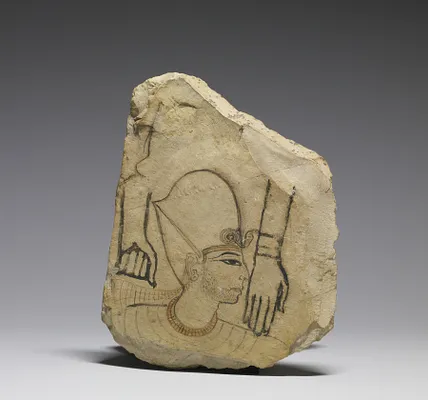 Ostracon with a Royal Head
