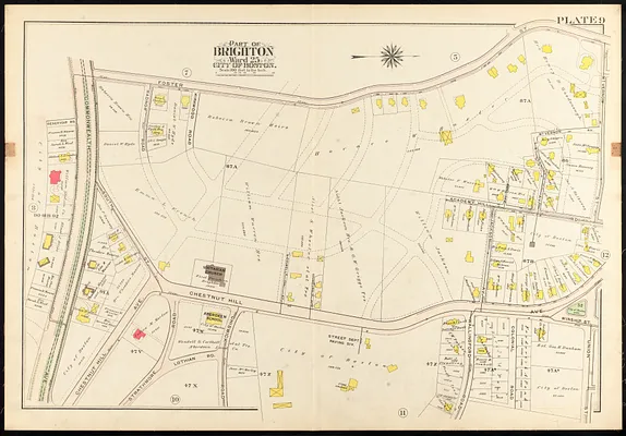 Atlas of the city of Boston, ward 25, Brighton