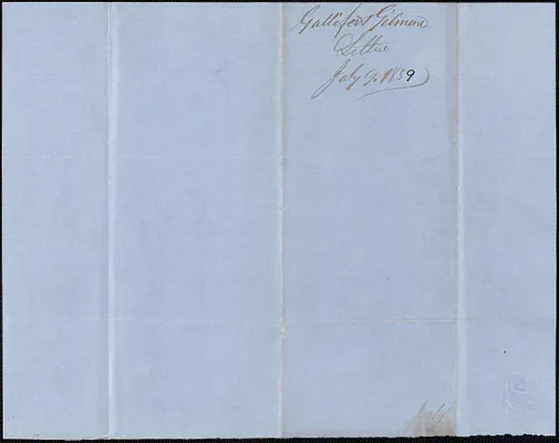 Gullifer and Gilman to W. A. Harrington, 9 July 1859